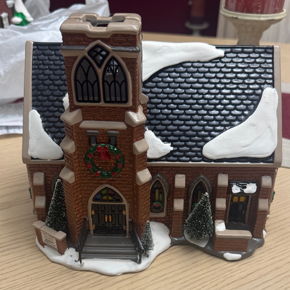 Department 56 Holiday The original snow village , New Hope Church
